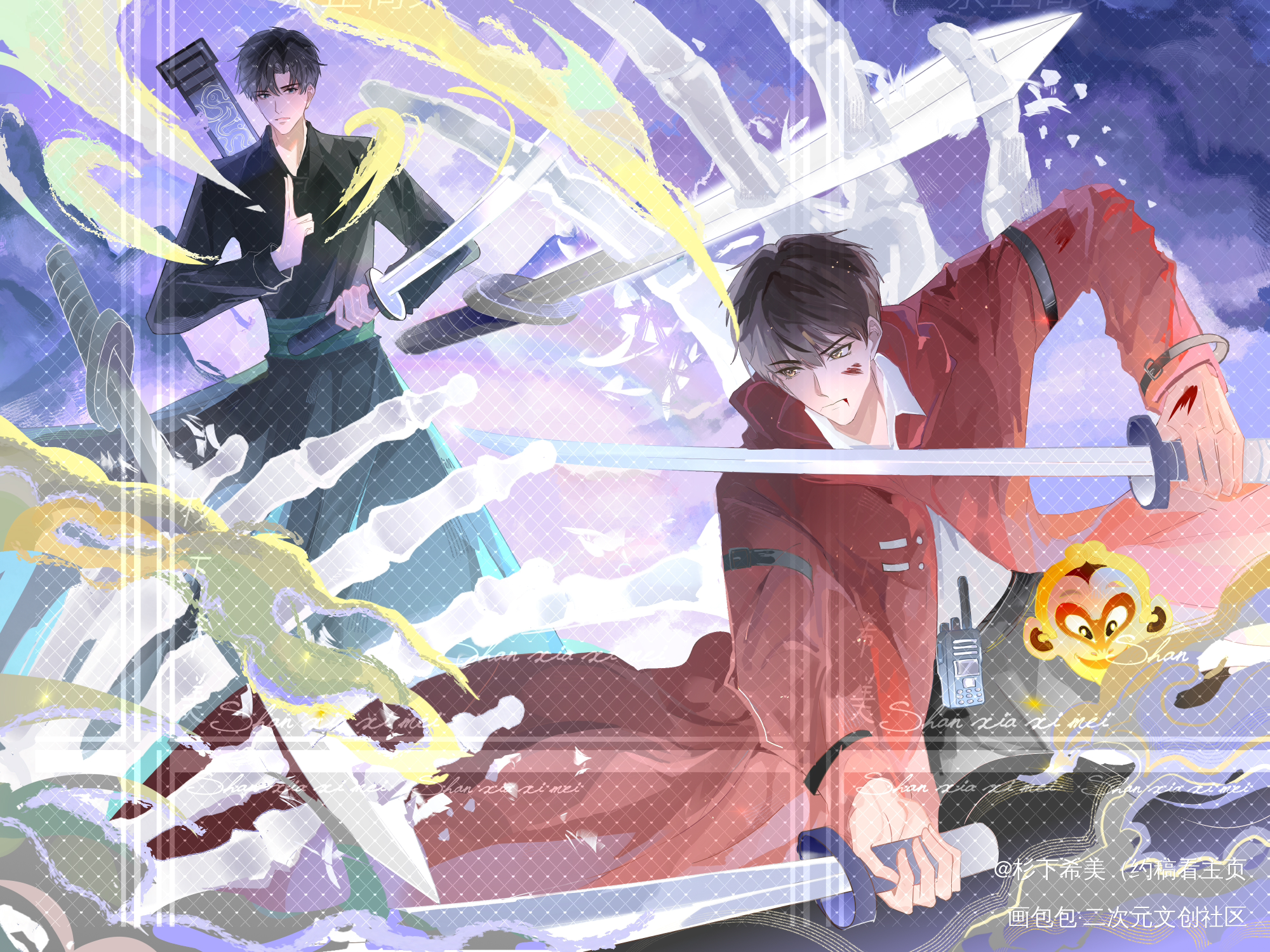【绘】我在精神病院学斩神_绘画作品