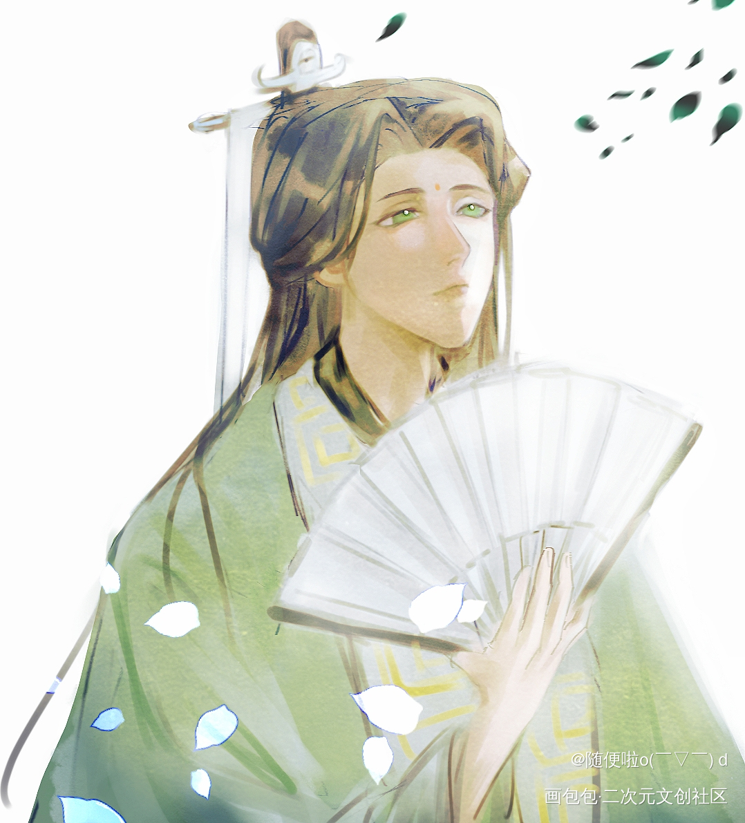 _人渣反派自救系统沈清秋摸鱼绘画绘画作品
