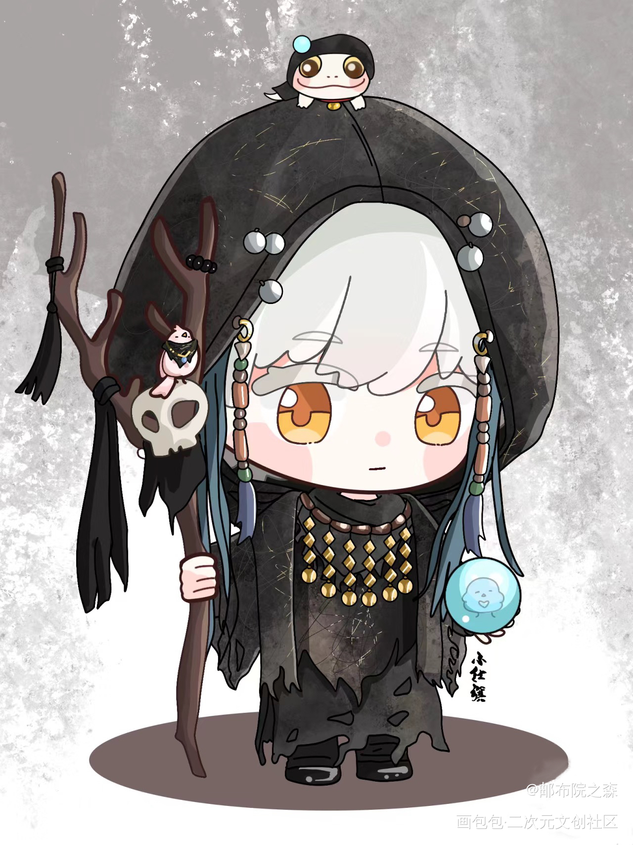 巫术_齐司礼·光与夜之恋绘画作品