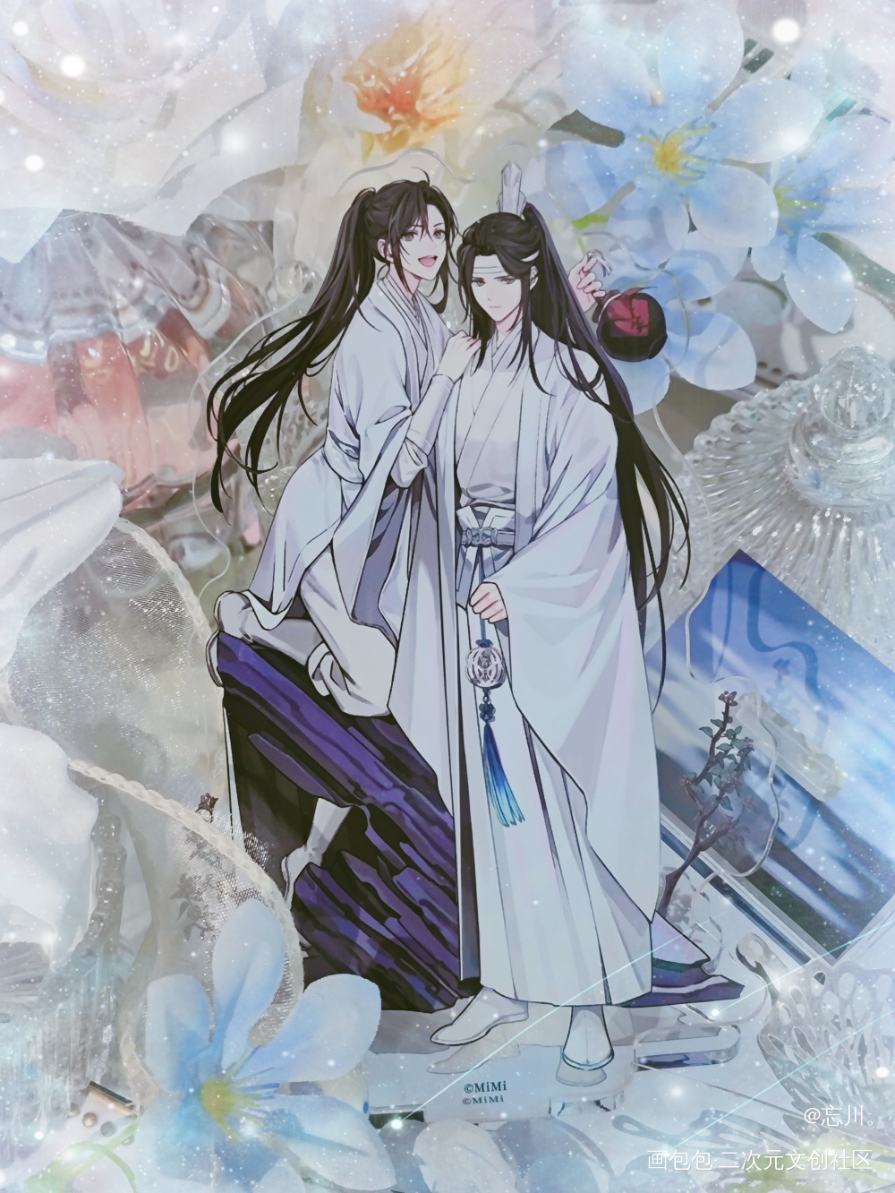 _魔道祖师蓝忘机·魔道祖师魏无羡·魔道祖师绘画作品