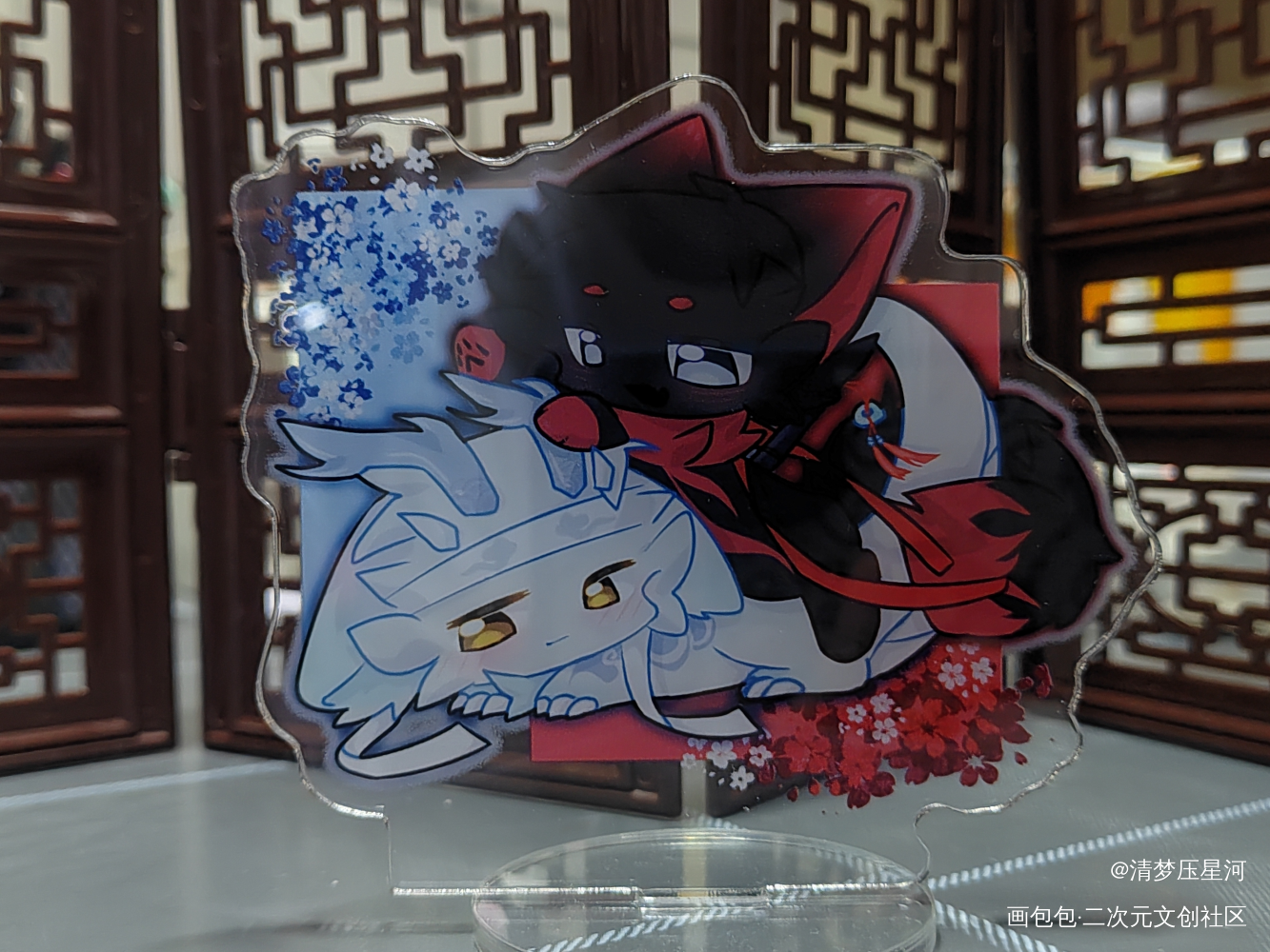 立牌_人渣反派自救系统天官赐福魔道祖师花城·天官赐福谢怜·天官赐福洛冰河·人渣反派自救系统沈清秋·人渣反派自救系统蓝忘机·魔道祖师魏无羡·魔道祖师绘画作品
