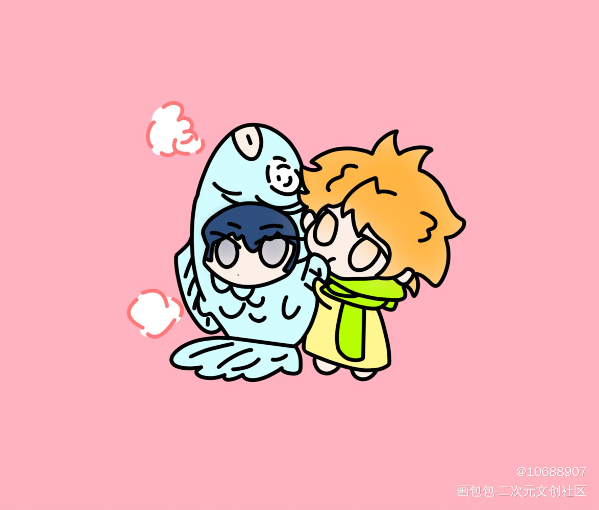_排球少年绘画作品