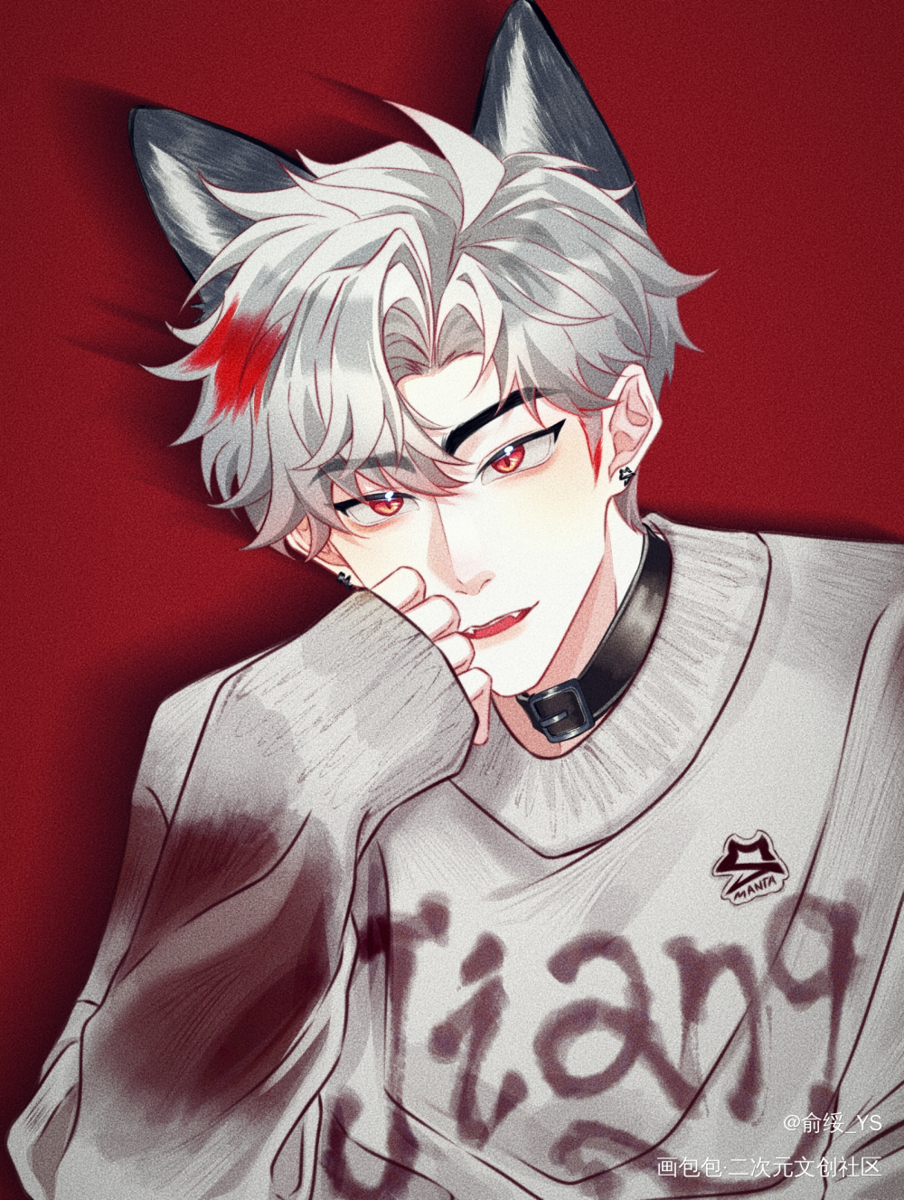 🐺❤️_江恪MANTA绘画作品