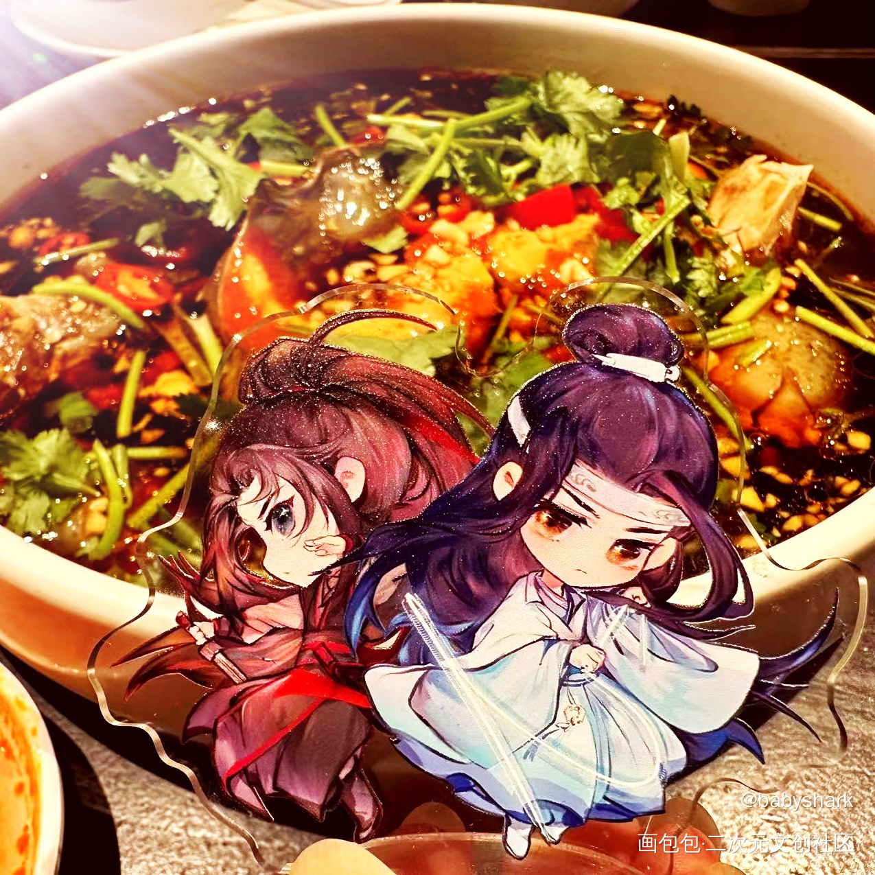 _魔道祖师蓝忘机·魔道祖师魏无羡·魔道祖师绘画作品