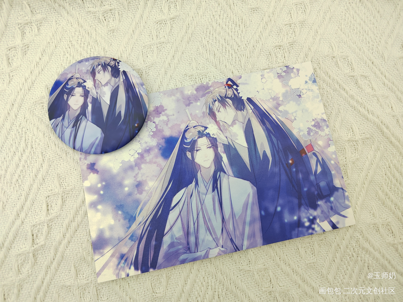 _画包包魔道祖师授权返图忘羡蓝忘机·魔道祖师魏无羡·魔道祖师古风绘画作品