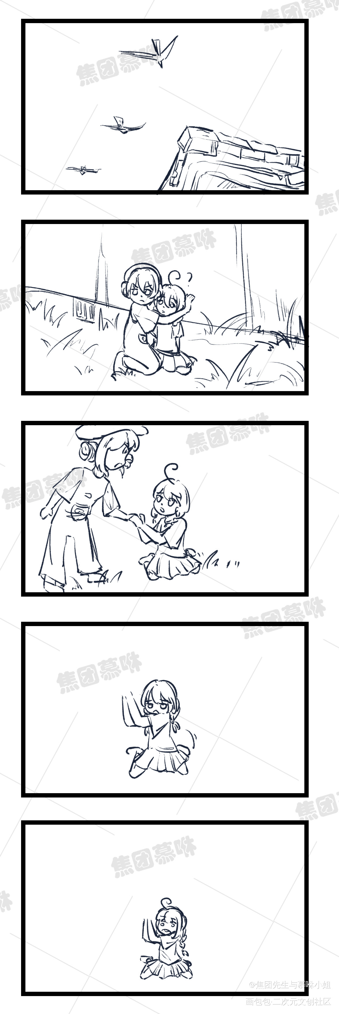 摸鱼x3_今日OC推荐随手摸鱼练习指绘摸鱼oc绘画作品