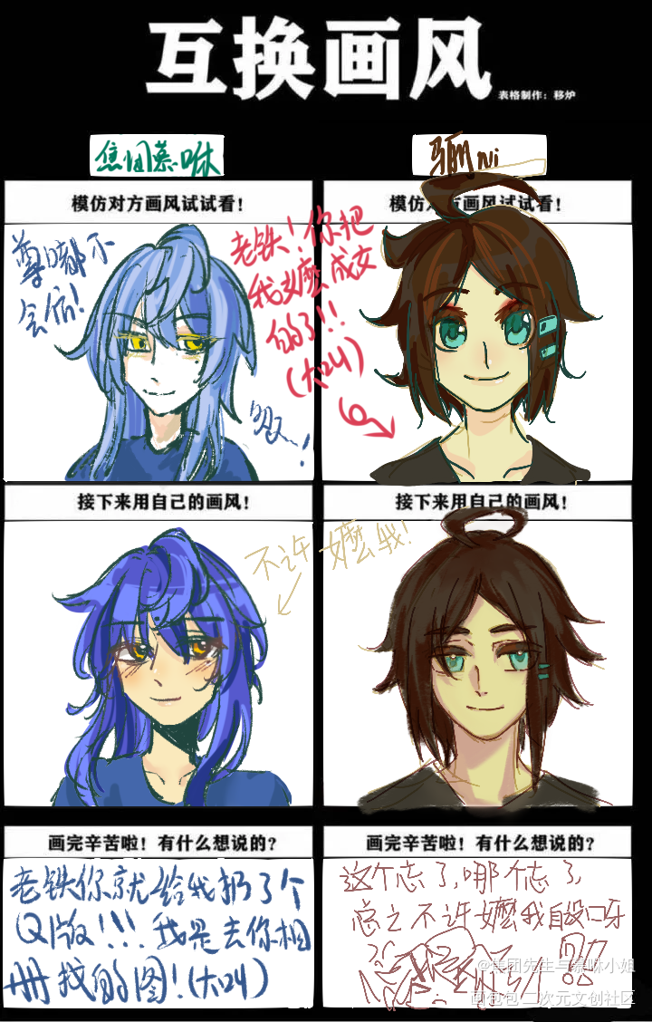 美滋滋互绘❤️_指绘互绘摸鱼绘画绘画作品