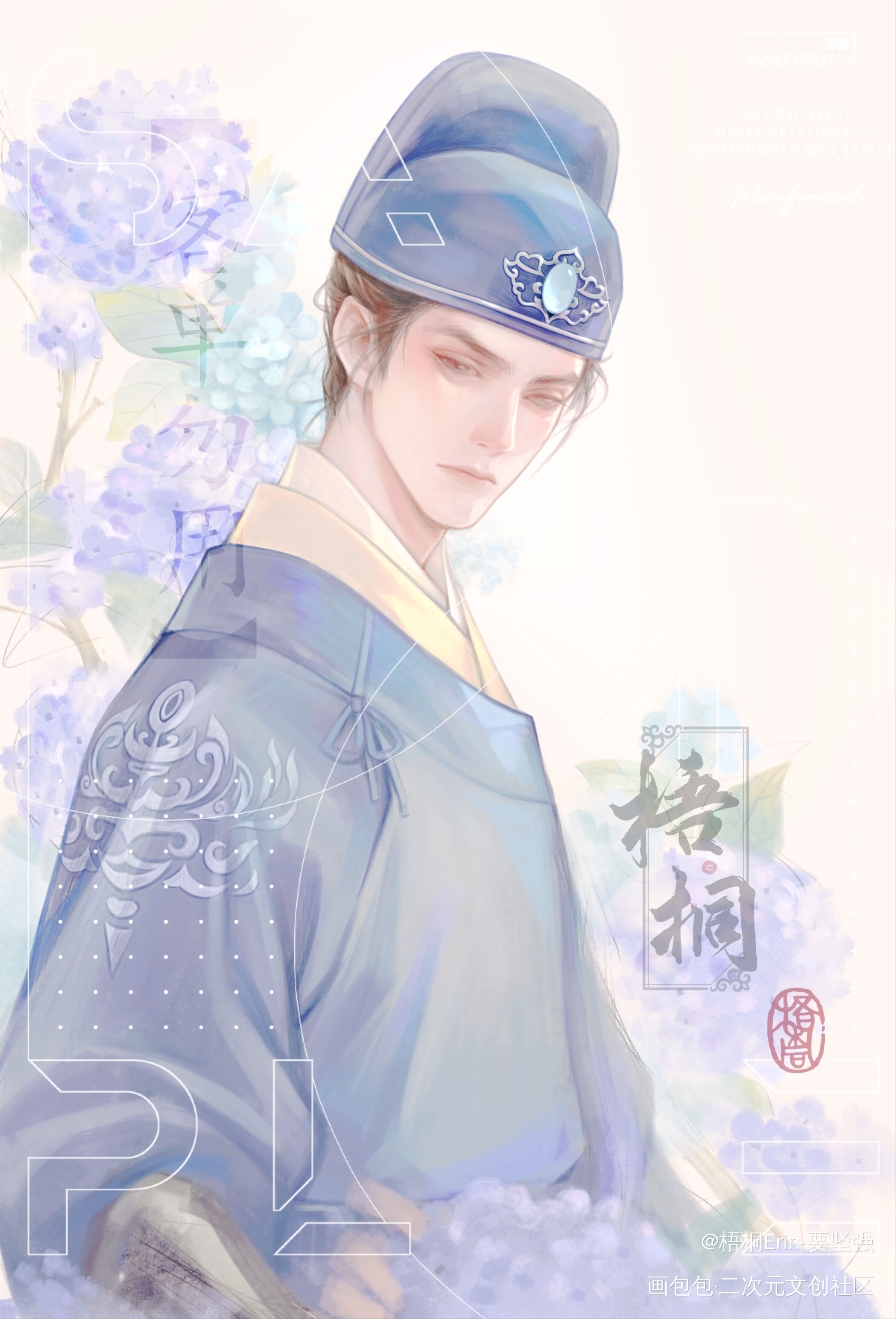 稿叽～_病案本谢清呈绘画作品