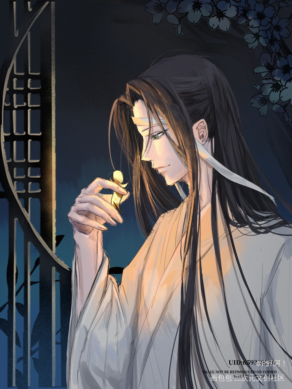 _蓝忘机绘画作品