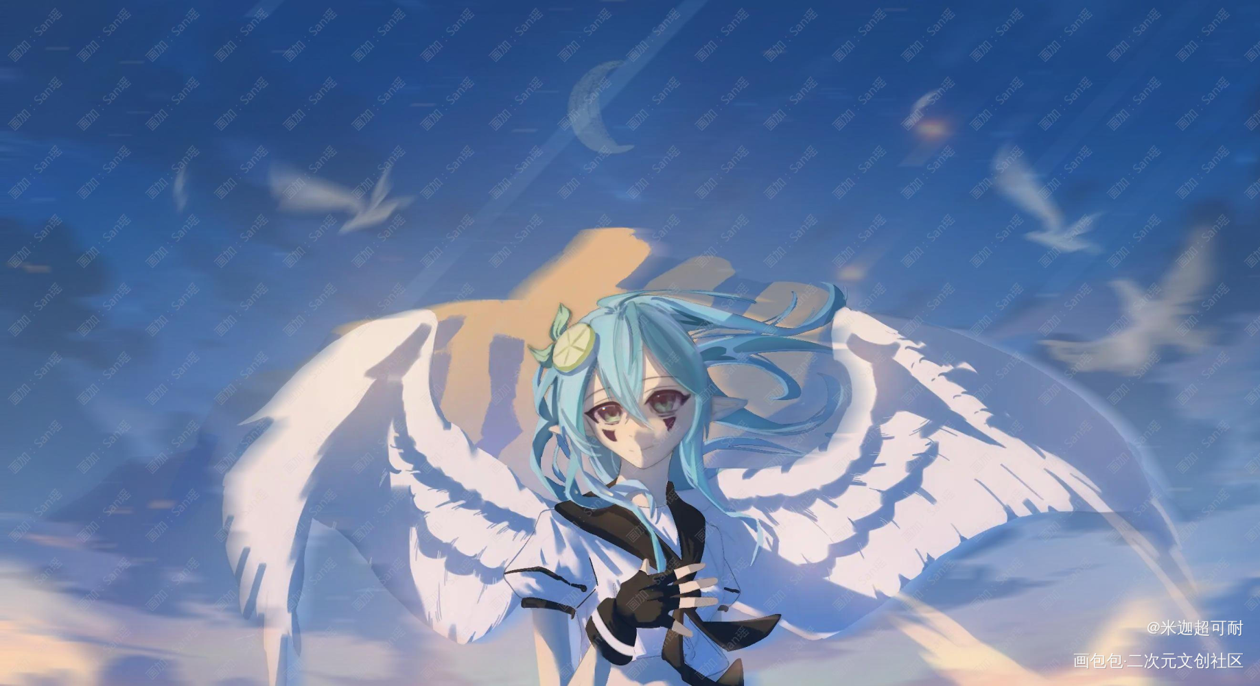 进阶版安莉洁~^_凹凸世界安莉洁·凹凸世界绘画作品