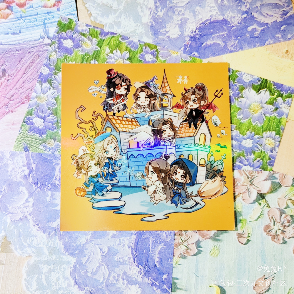 _人渣反派自救系统天官赐福魔道祖师授权返图花城·天官赐福谢怜·天官赐福洛冰河·人渣反派自救系统沈清秋·人渣反派自救系统蓝忘机·魔道祖师魏无羡·魔道祖师绘画作品