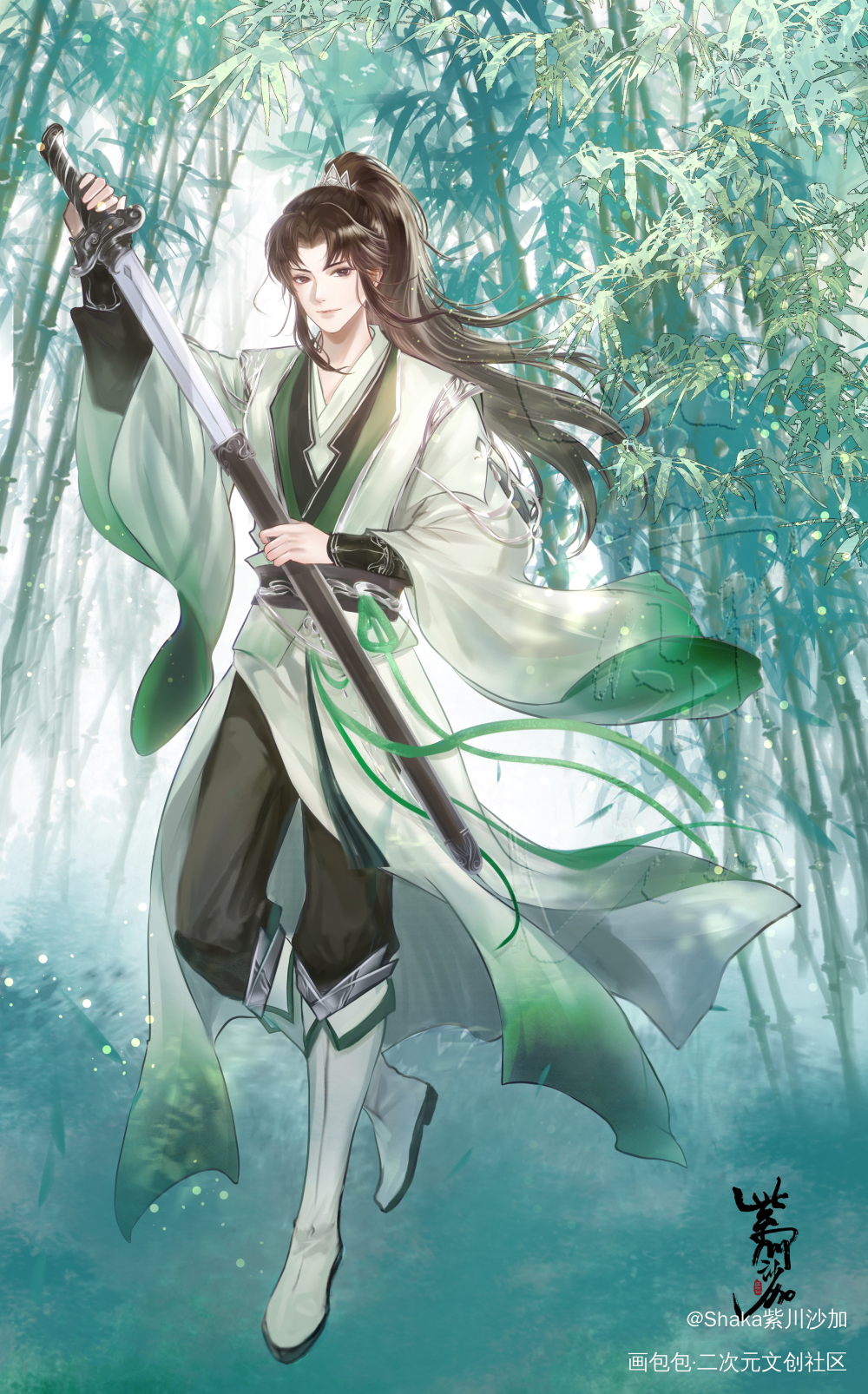 和煦如阳的少年_人渣反派自救系统冰秋花城·天官赐福谢怜·天官赐福洛冰河·人渣反派自救系统沈清秋·人渣反派自救系统蓝忘机·魔道祖师魏无羡·魔道祖师墨香铜臭绘画作品