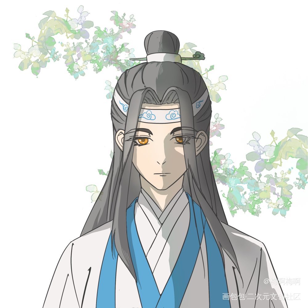 汪叽_魔道祖师蓝忘机绘画作品