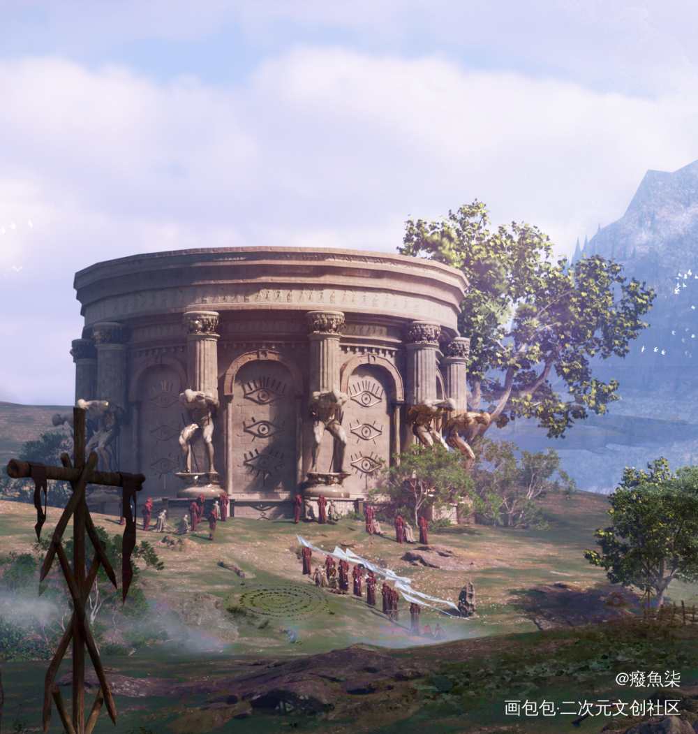 正式踏入旅途_致敬评论区小作家们概念设计我要上首推异世界概念场景场景概念氛围图绘画作品