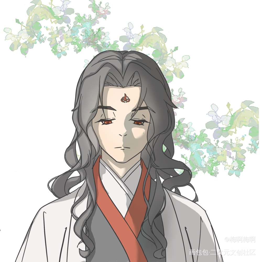 冰妹_人渣反派自救系统洛冰河绘画作品