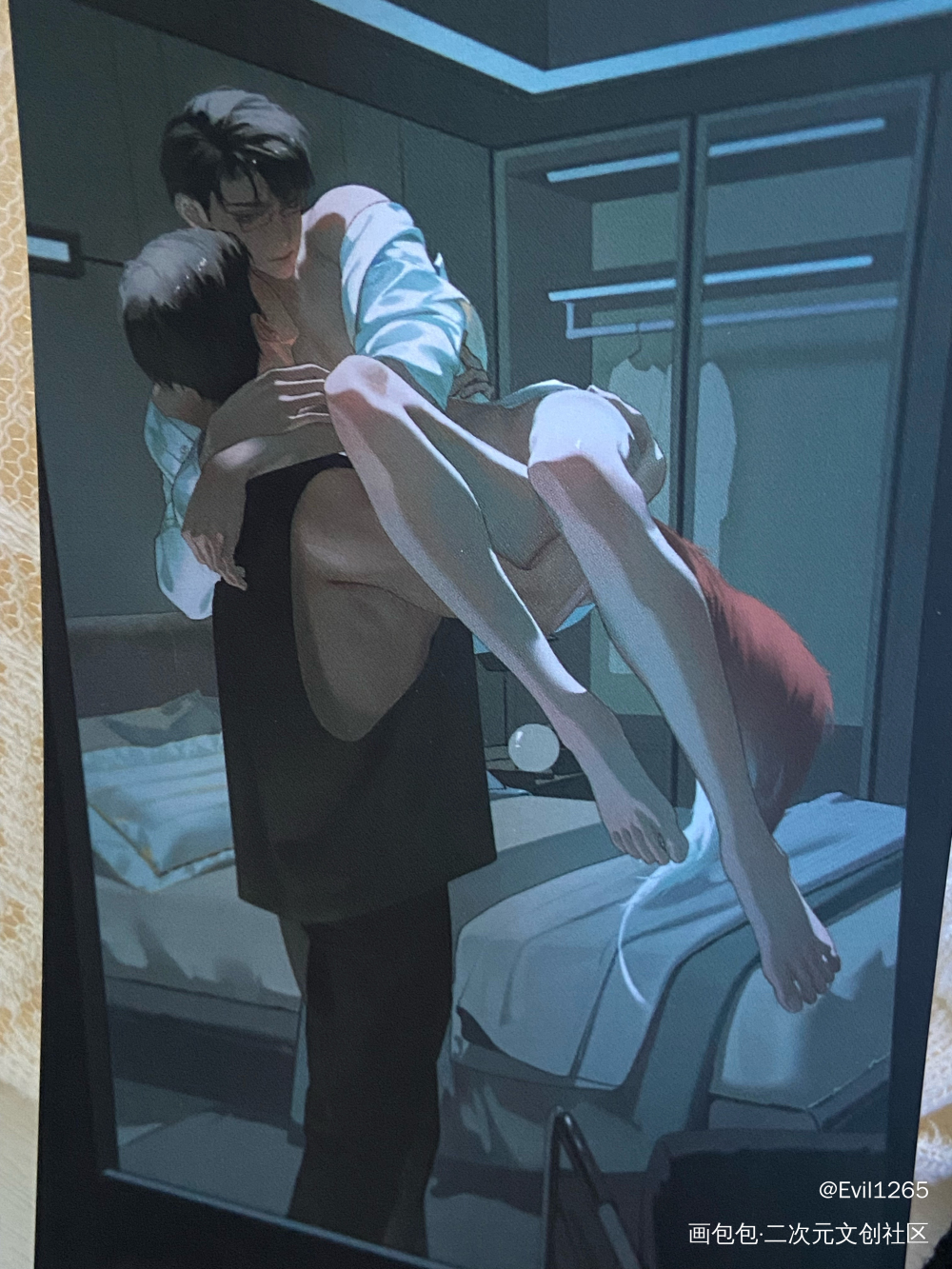 两个，完全抢不过_188男团无料返图绘画作品
