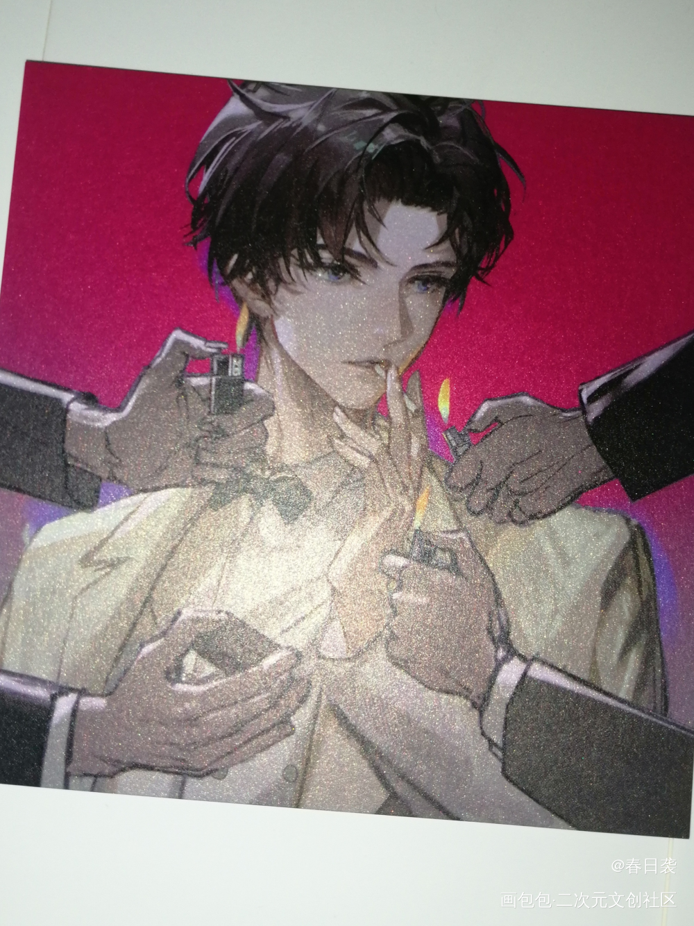 好像一幅画啊，美美的，很安心_188男团无料返图绘画作品