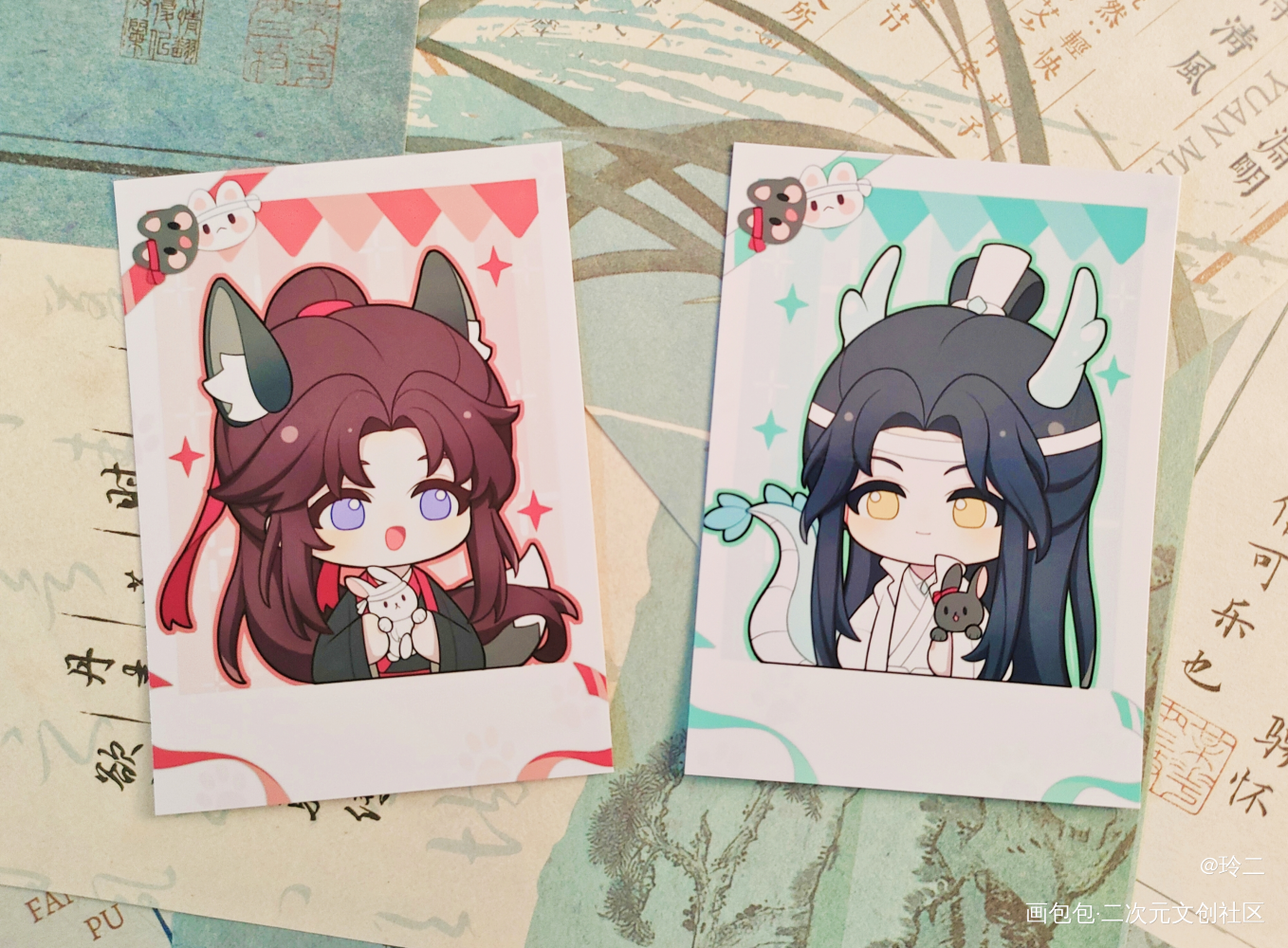 忘羡_魔道祖师蓝忘机·魔道祖师魏无羡·魔道祖师绘画作品