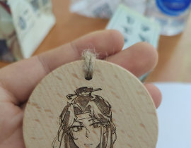这个定制的木牌也好好看_绘画作品