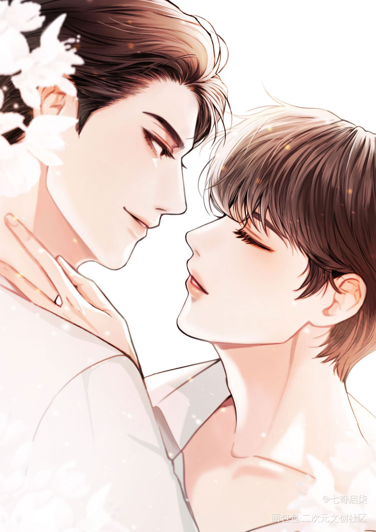 甜甜的_188男团群秀李程秀邵群绘画作品