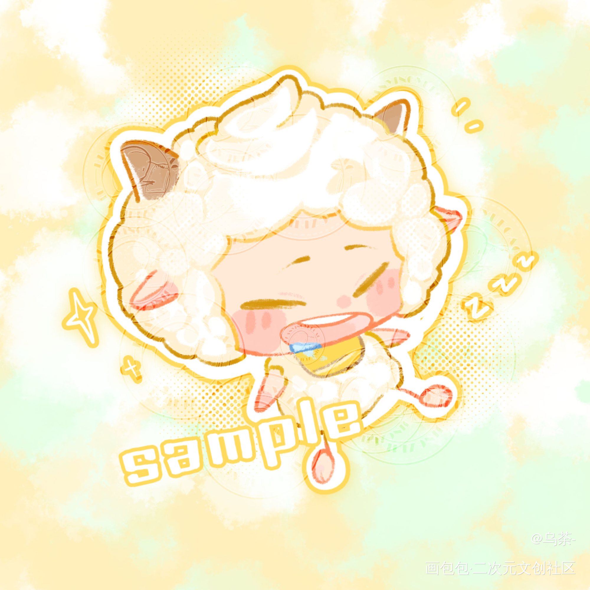੭ ᐕ)੭*⁾⁾一口一只小羊🐑_喜羊羊·喜羊羊与灰太狼喜羊羊动漫同人沸羊羊懒羊羊暖羊羊美羊羊绘画绘画作品