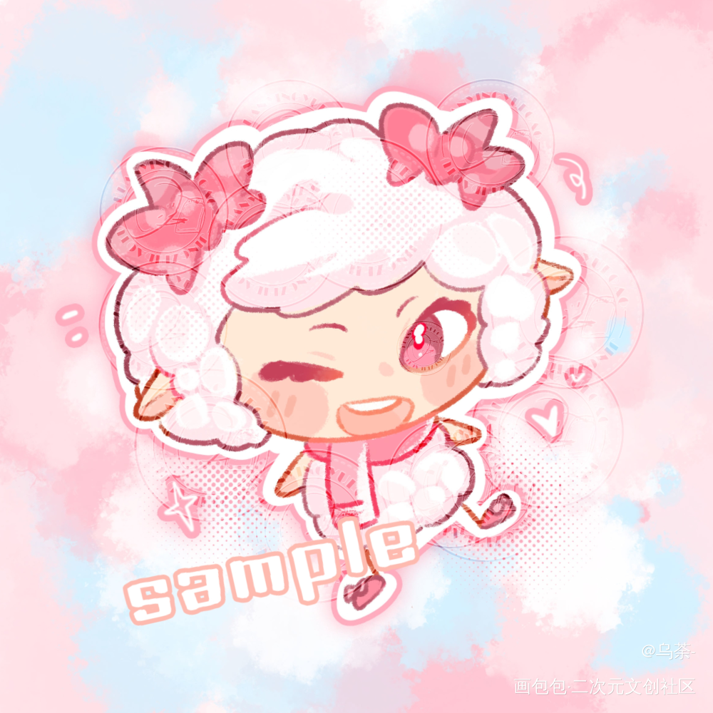 ੭ ᐕ)੭*⁾⁾一口一只小羊🐑_喜羊羊·喜羊羊与灰太狼喜羊羊动漫同人沸羊羊懒羊羊暖羊羊美羊羊绘画绘画作品