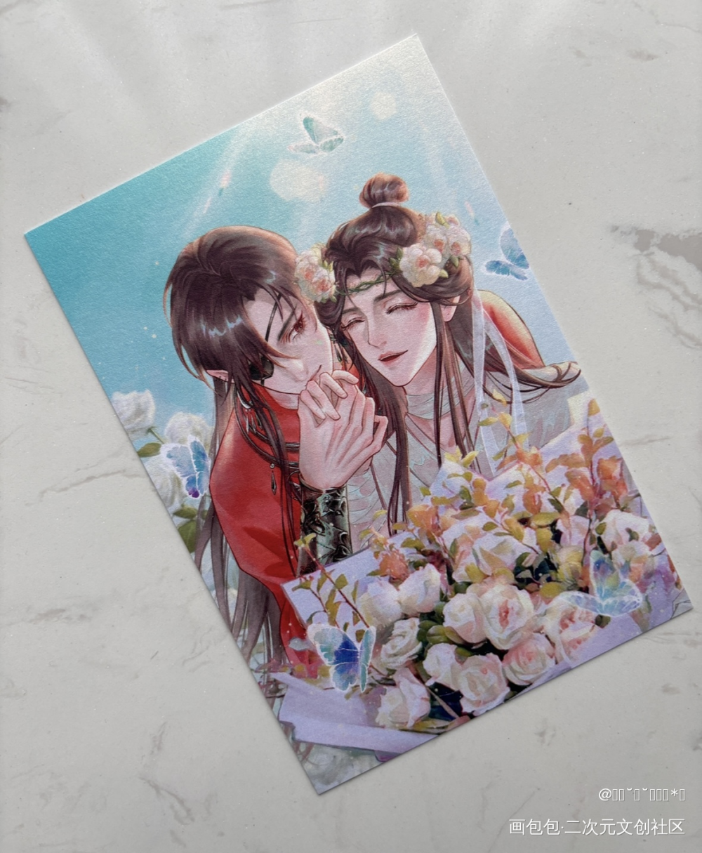 甜甜蜜蜜🥰_天官赐福授权返图花怜花城·天官赐福谢怜·天官赐福绘画作品