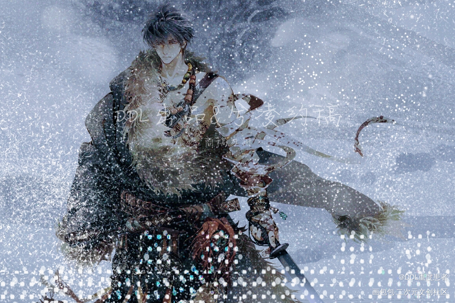贵客从哪里来_盗墓笔记张起灵·盗墓笔记绘画作品