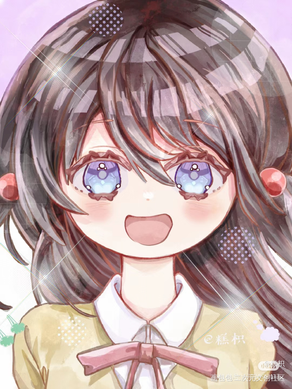 🌹🌹🌹为美女献花_校园迷糊大王绘画作品