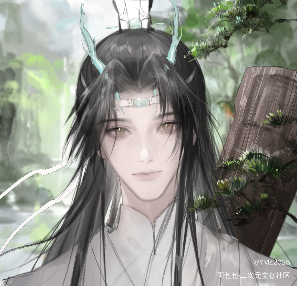 墨家三宝_人渣反派自救系统天官赐福魔道祖师绘画作品