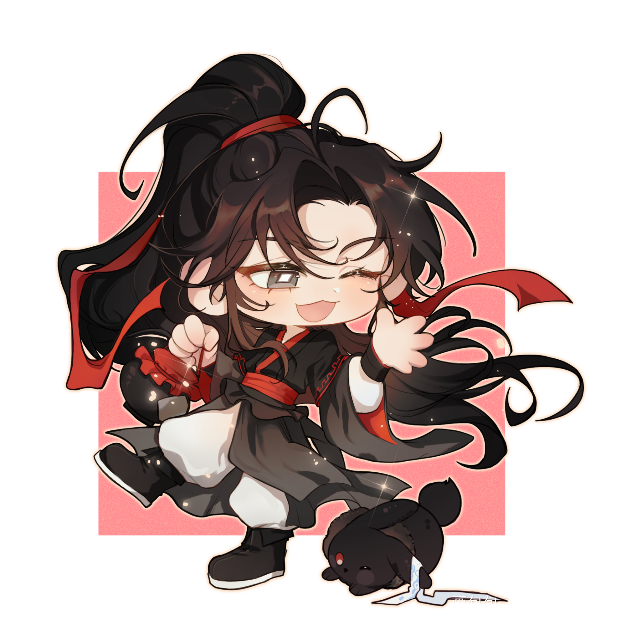 墨家三宝_人渣反派自救系统天官赐福魔道祖师绘画作品