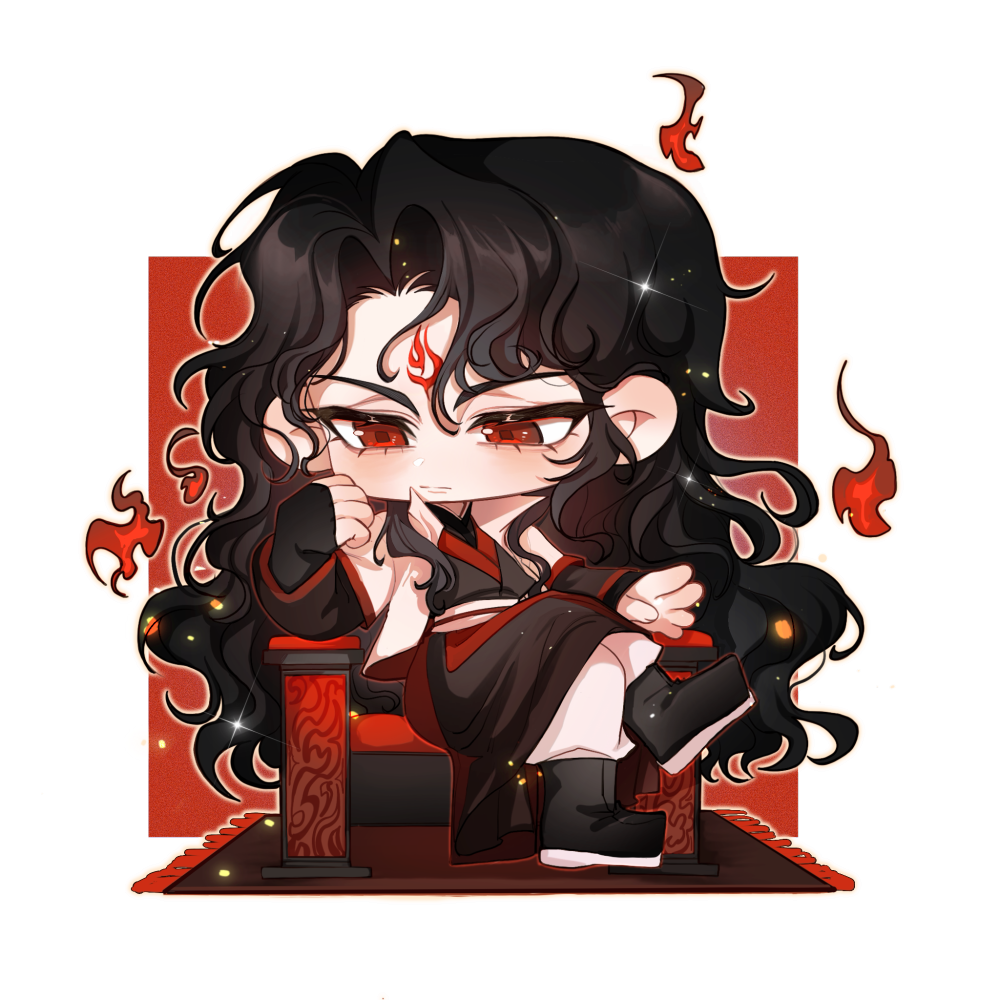 墨家三宝_人渣反派自救系统天官赐福魔道祖师绘画作品