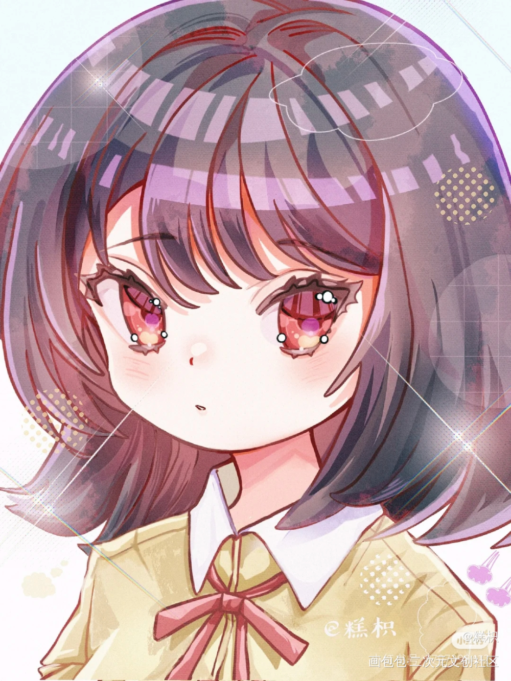 🌹🌹🌹为美女献花_校园迷糊大王绘画作品