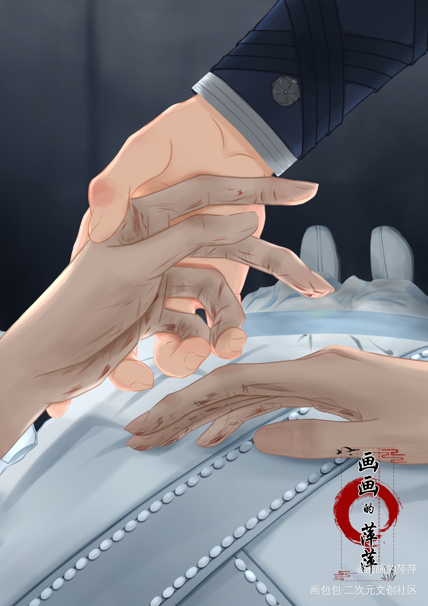 师尊，求你，理理我_二哈和他的白猫师尊燃晚楚晚宁·二哈和他的白猫师尊绘画作品