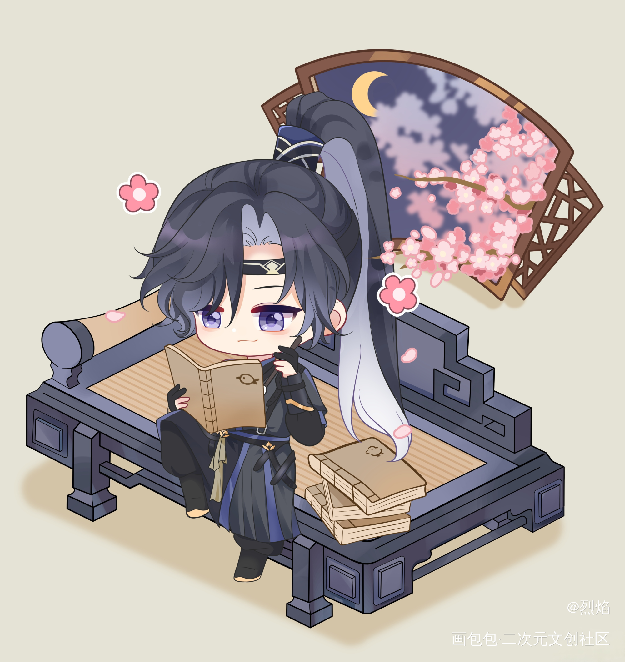 芙蓉_代号鸢绘画作品