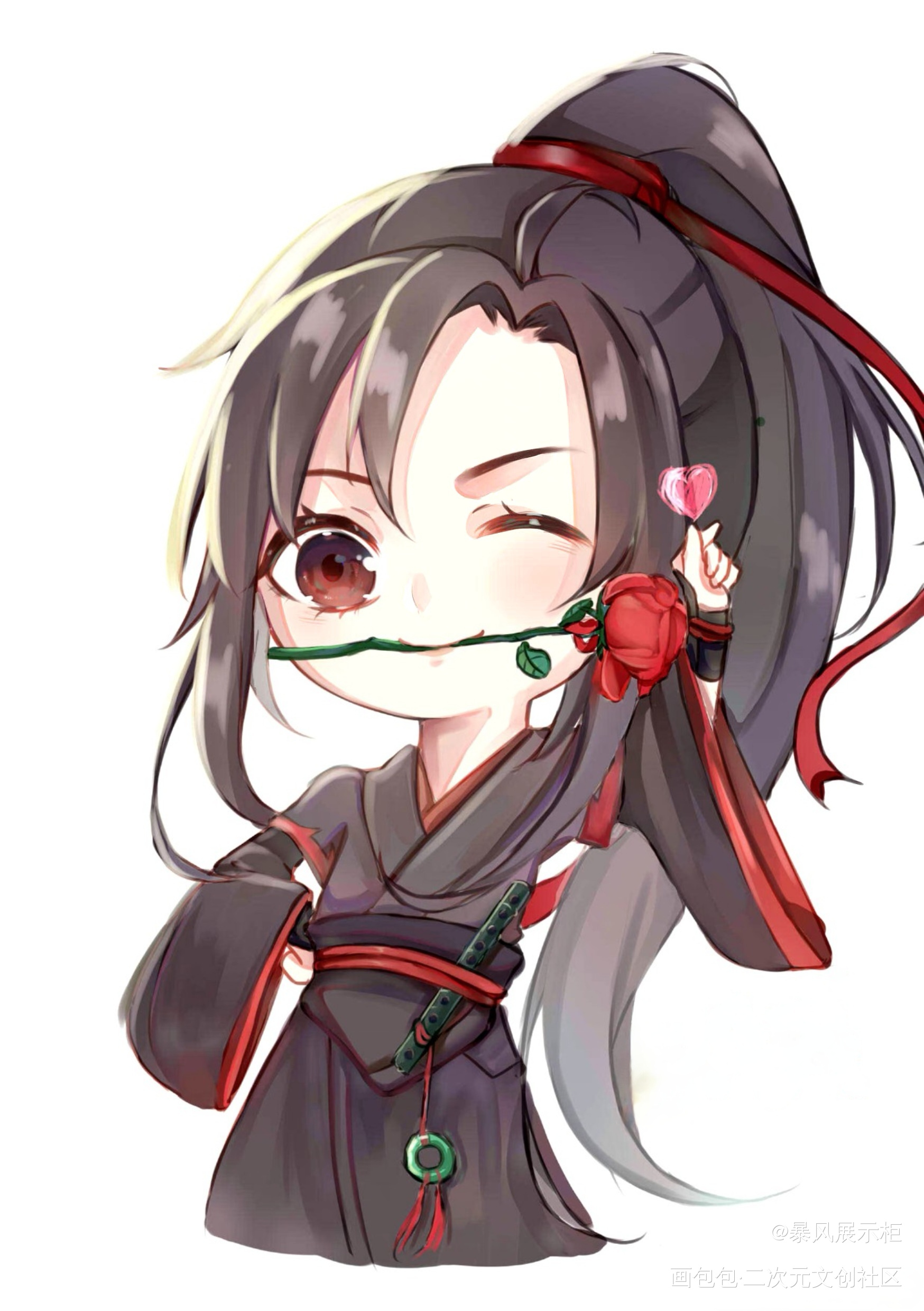 羡羡三岁啦_魔道祖师蓝忘机·魔道祖师魏无羡·魔道祖师绘画作品