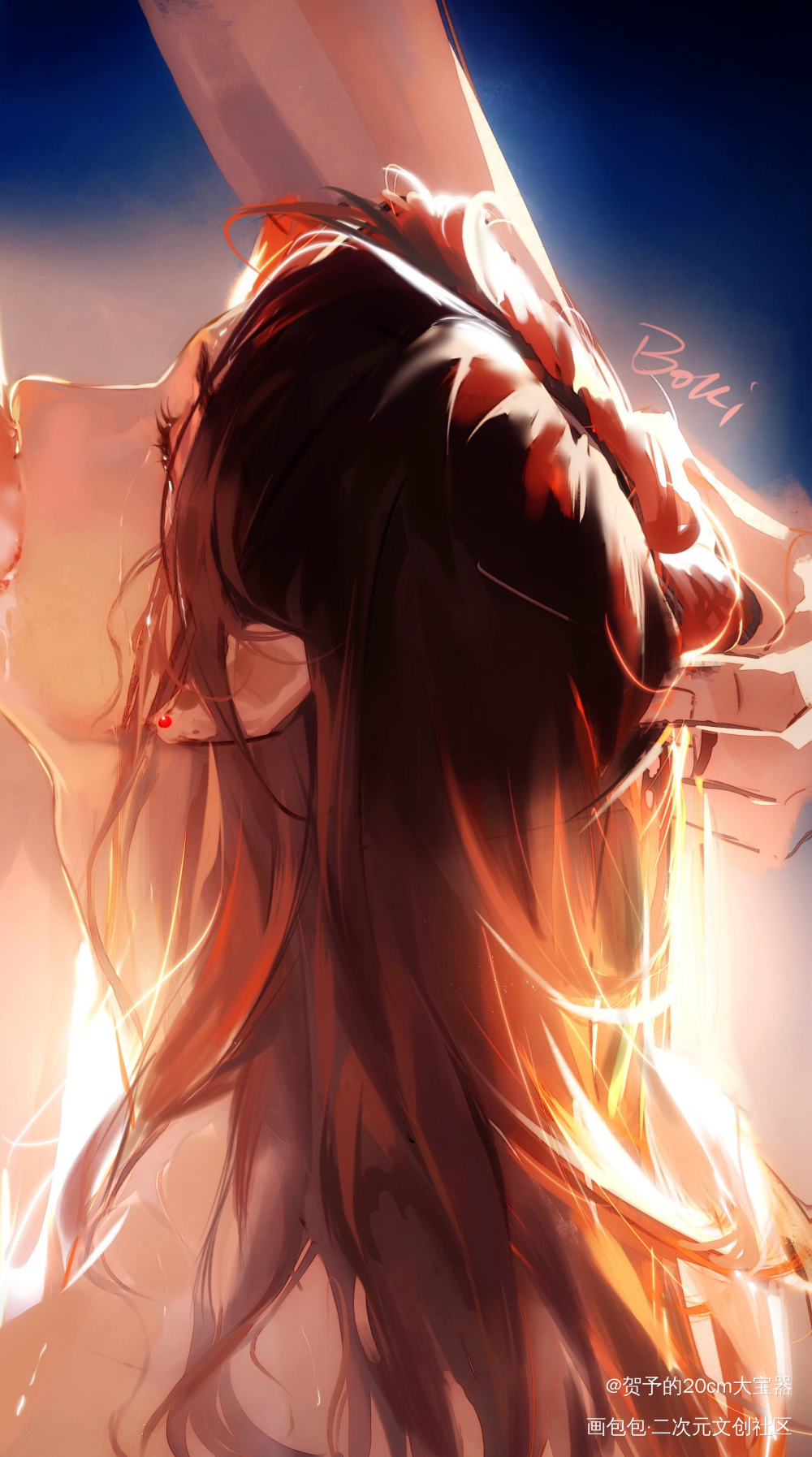 前世晚宁_二哈和他的白猫师尊楚晚宁绘画作品