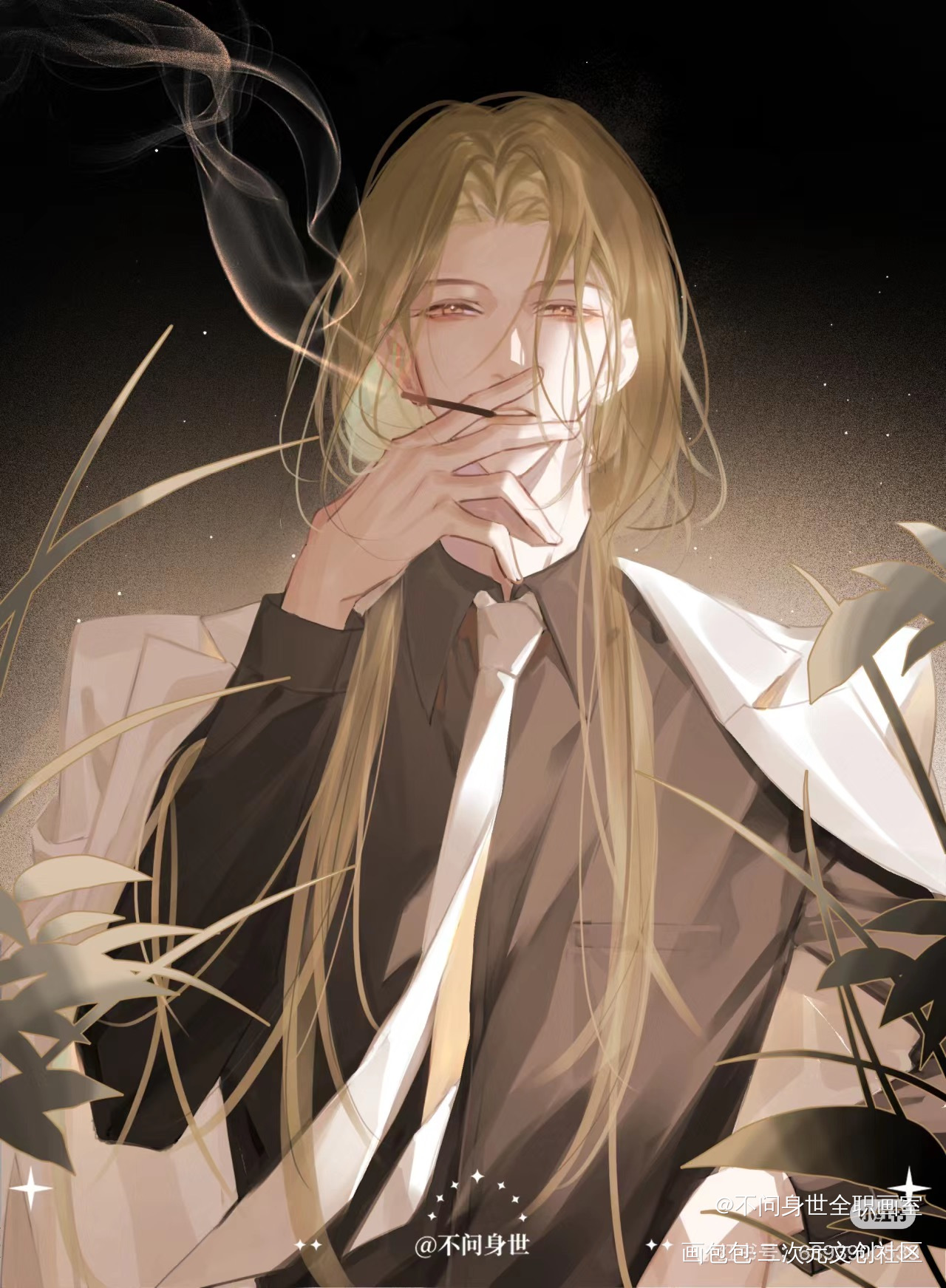 拽哥_代号鸢周瑜绘画作品