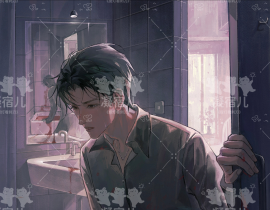 提灯看刺刀_绘画作品