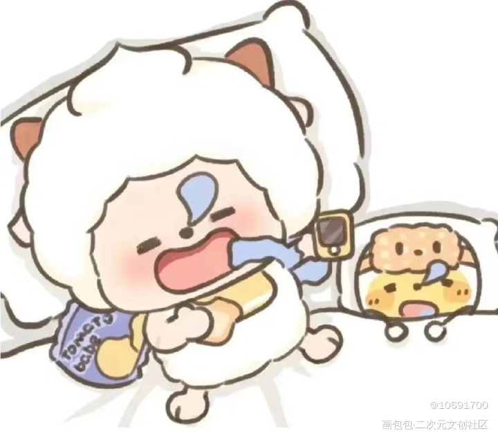 啥时候是睡个头_可爱绘画作品