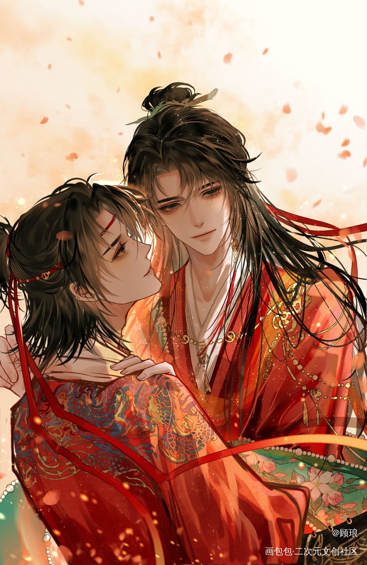 来访雁丘处。_磊兰古剑奇谭方兰生晋磊绘画绘画作品