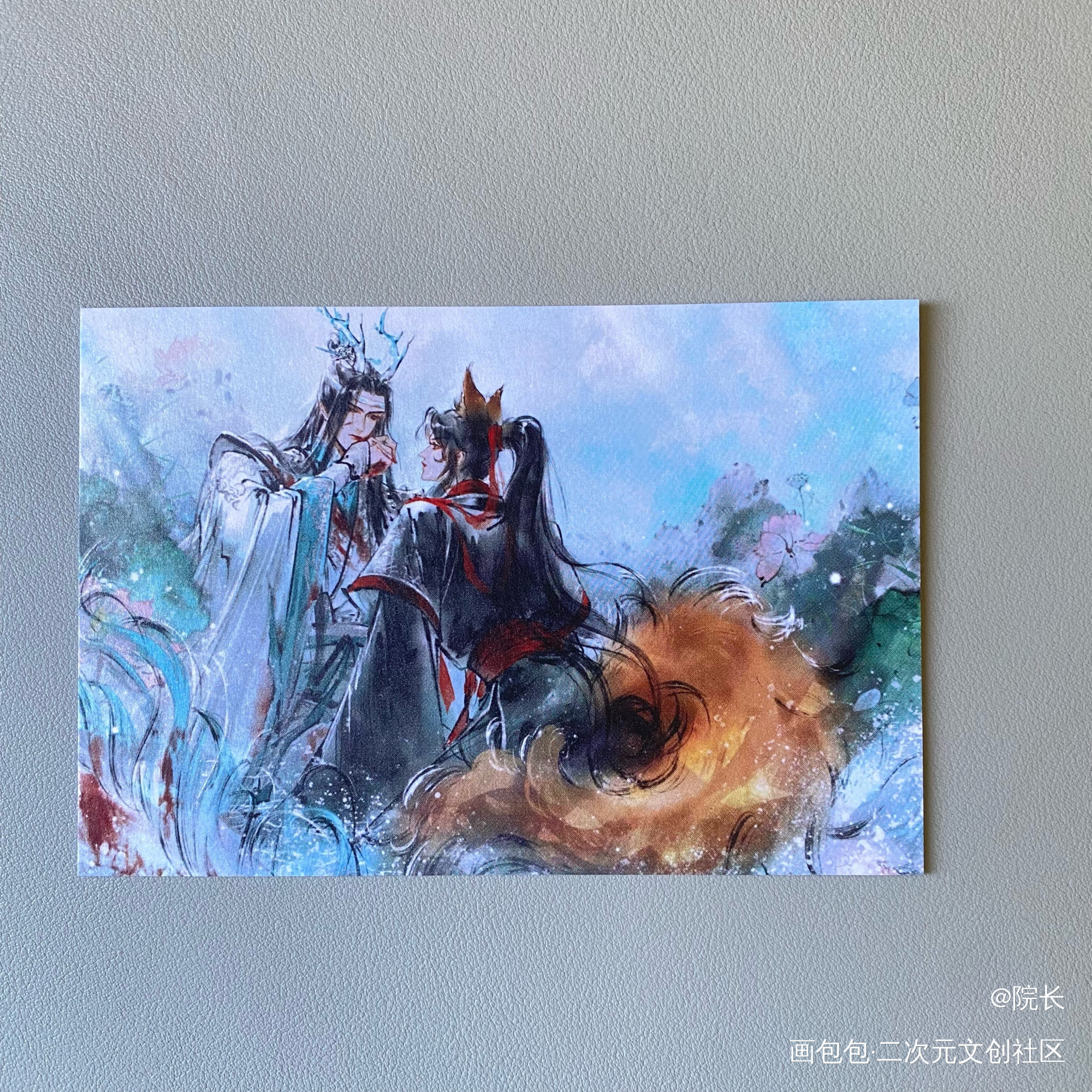龙叽×狐羡_魔道祖师授权返图绘画作品