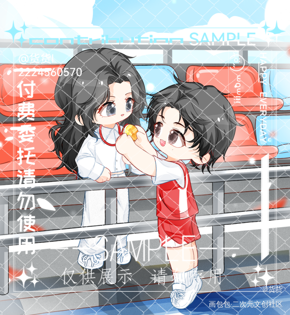 _可爱Q版绘画作品