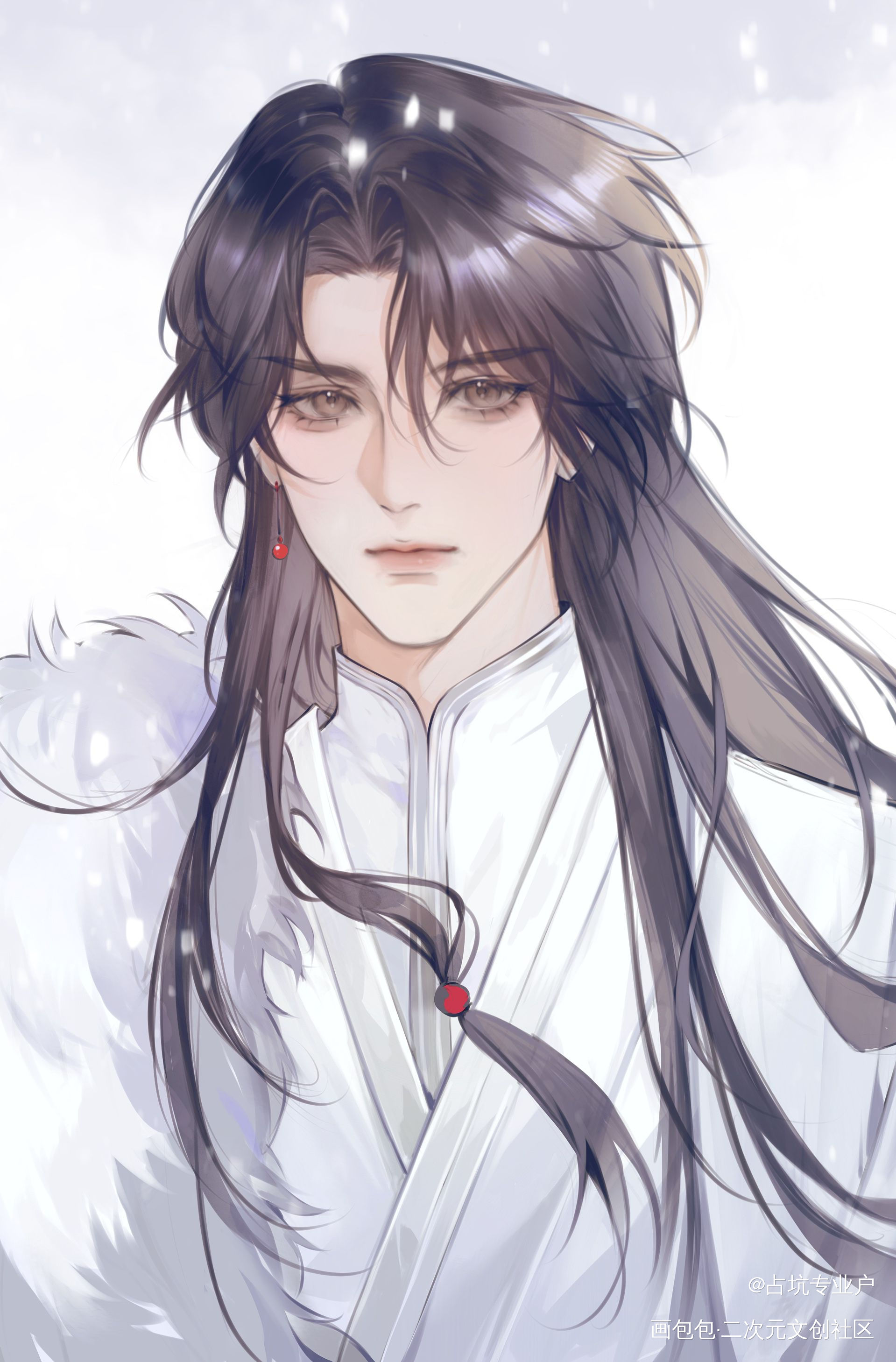 摸摸_将进酒绘画作品