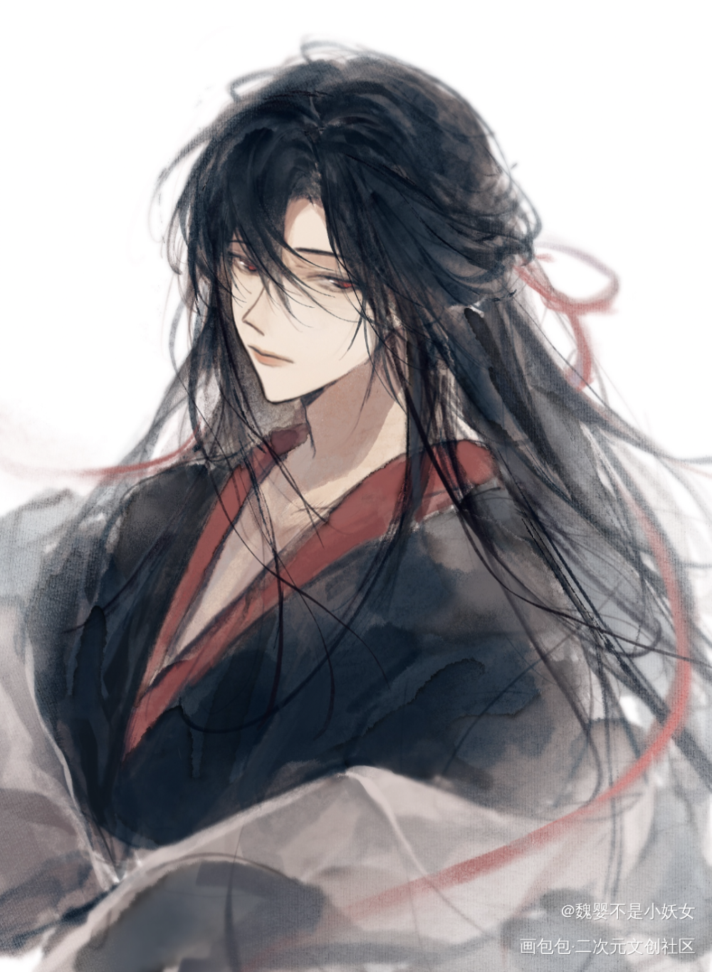 犹恐相逢是梦中_魔道祖师魏无羡·魔道祖师绘画作品