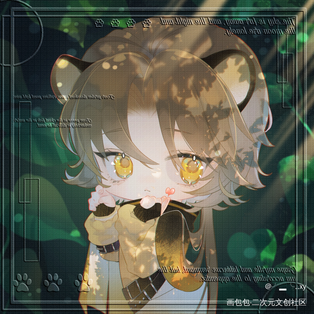 森林_惊悚练习生Q版九九归一宗九约稿绘画作品