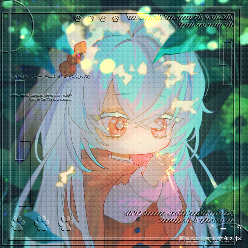 森林_惊悚练习生Q版九九归一宗九约稿绘画作品