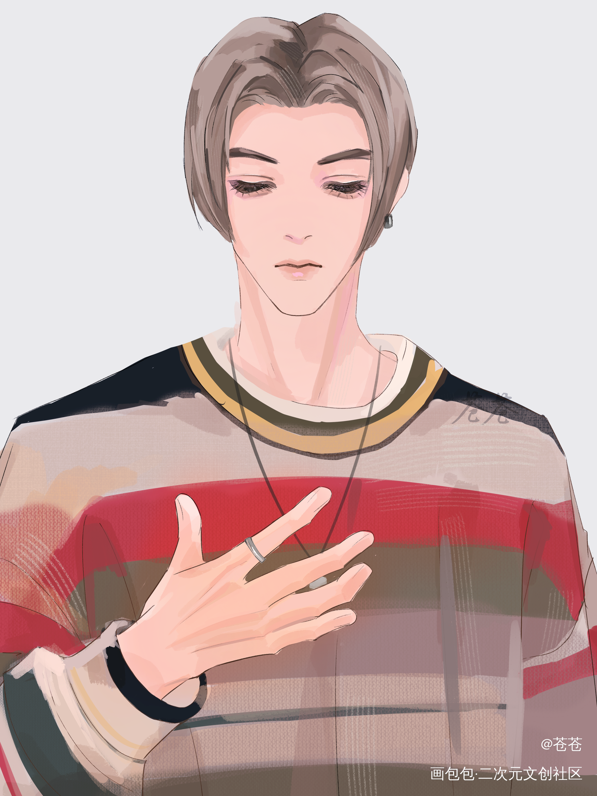 利久最爱的毛衣老婆_yusei八木勇征久八绘画作品