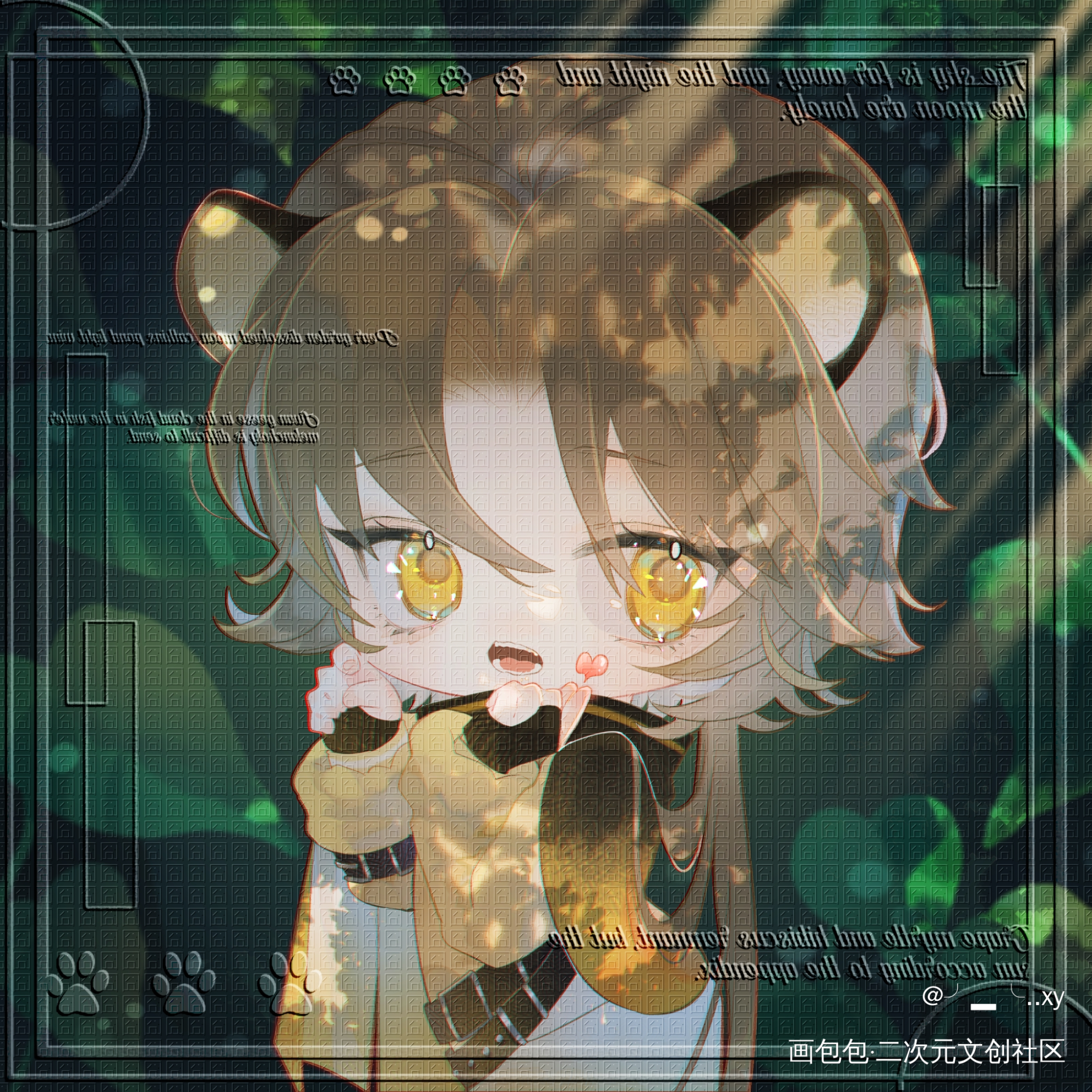 森林_惊悚练习生Q版九九归一宗九约稿绘画作品