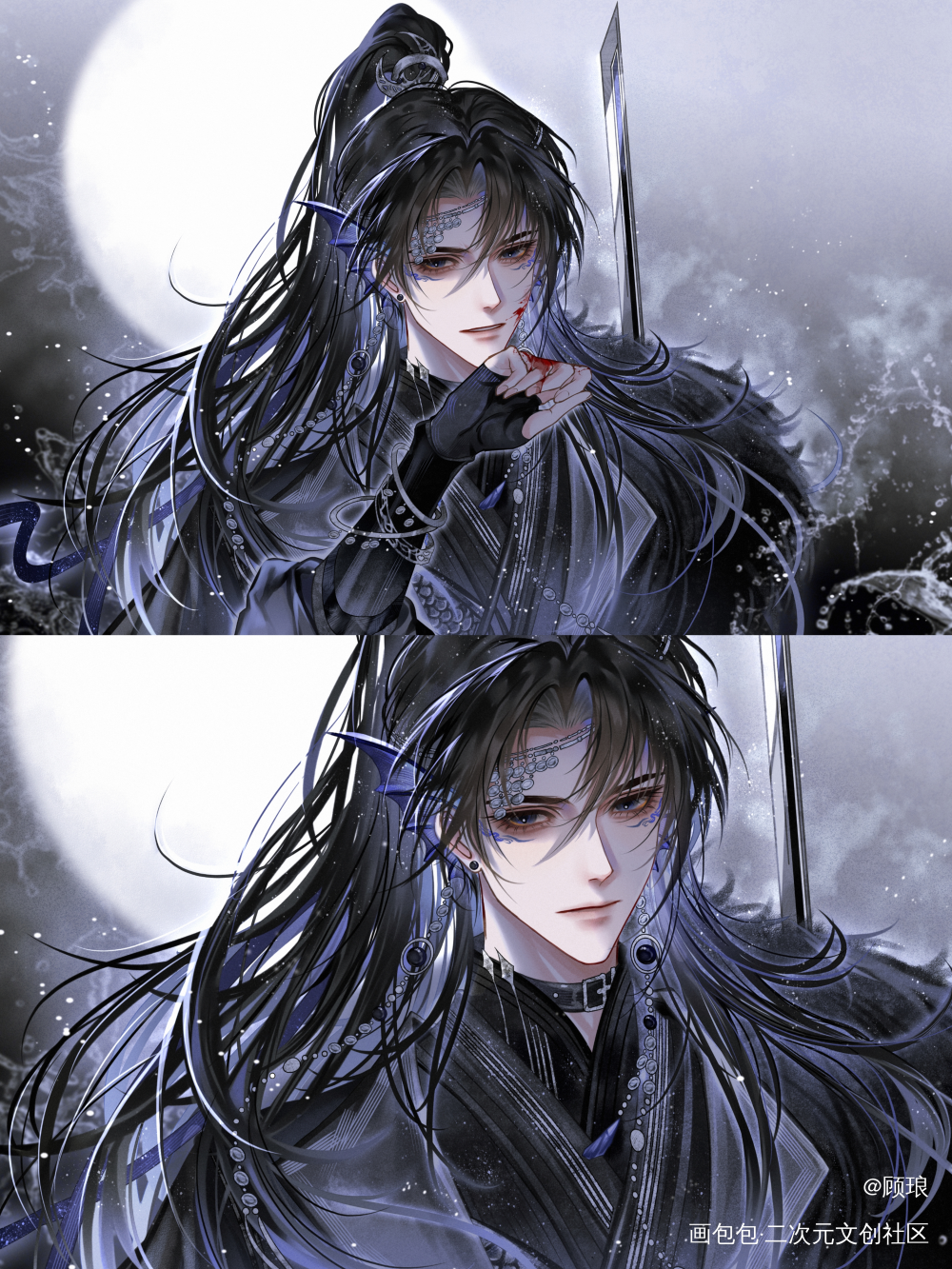 兄弟之间就是要互相娶互相嫁的呀😌_磊兰古剑奇谭同人私设绘画绘画作品